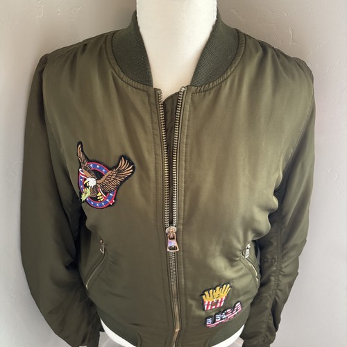 Topshop badged bomber - topshop, jacket