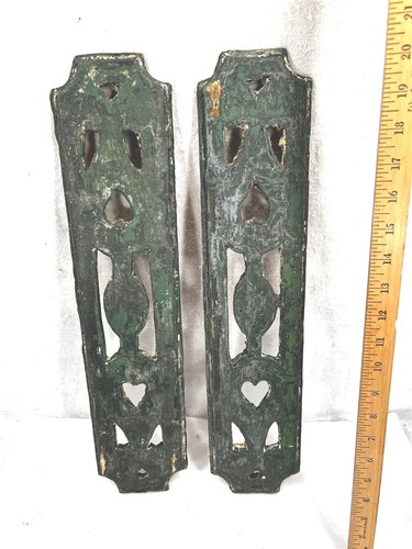 Antique wood trim fragments - antique,