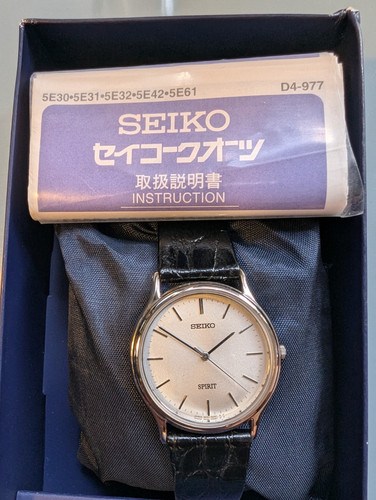 Vintage seiko spirit 5e31 6040 - seiko, 5e31-6040
