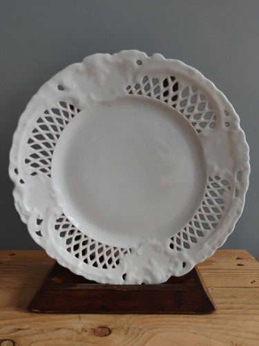 Antique creamware embossed - antique,