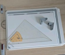 A3 Drawing Board with Parallel Motion Ruler & Set Squares