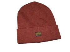 G STAR RAW Originals  Effo Cuff Beanie Hat  Auburn Red