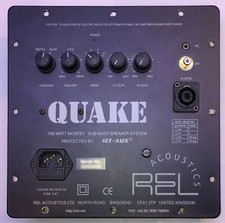 Rel quake subwoofer - quake, amplifier