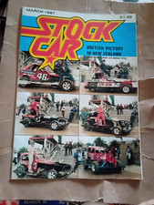 BRISCA F1/F2 STOCK CARS  STOCK CAR MONTHLY MAGAZINE MARCH 1987 VGC
