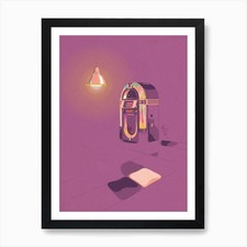 Wurlitzer Jukebox Art Print