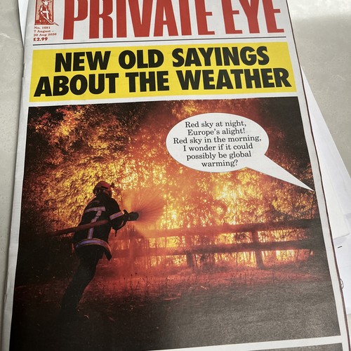 Private eye magazine august - private,