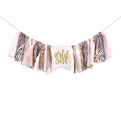 Wild one high chair banner - chair,