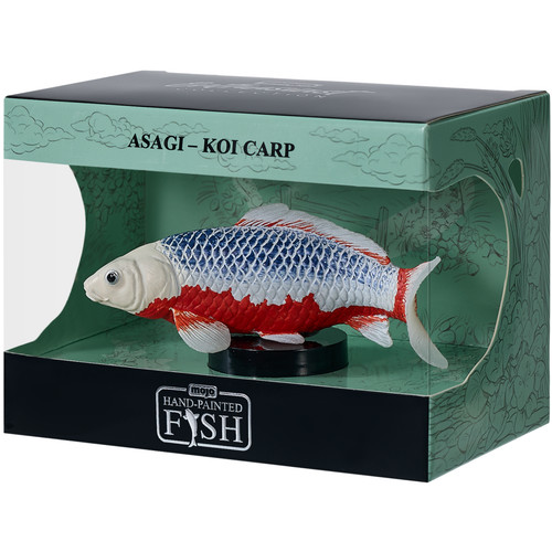Koi figurine asagi blue - koi,