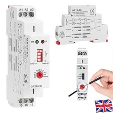On Delay & Off Delay Timer Relay Time Delay Cycler Switch AC220V DC24V Din Rail