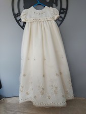 Christening Gown In Ivory And