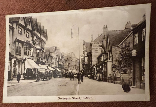 Antique postcard stafford - postcard,