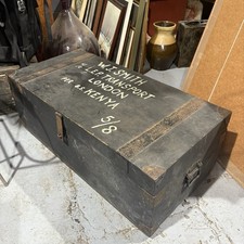 Antique Merchant Travel Chest