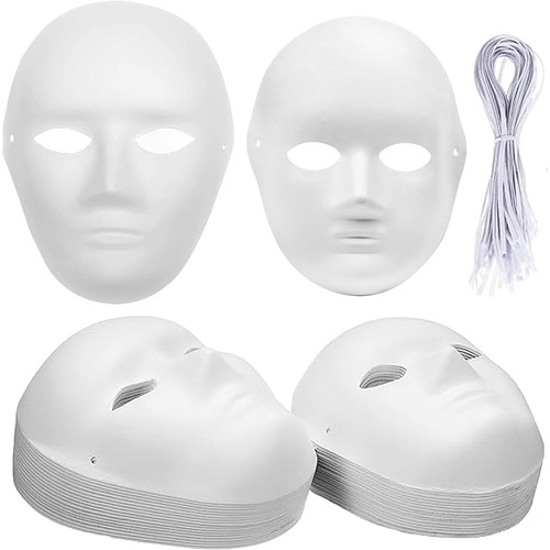 Pack diy full face masks - face, masks,