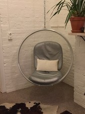 Original Eero Aarnio Bubble Chair With Hanging Chair And Cushions