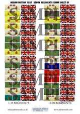 INDIAN MUTINY -  COLONIAL FLAG