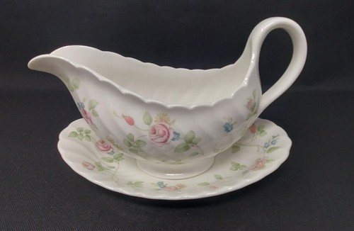 Wedgwood rosehip gravy boat - rosehip,