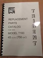 TRIUMPH T160v TRIDENT PARTS BOOK MANUAL 1975 - TP68 - 00-5754