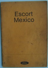 Ford Escort Mexico Supplementary Workshop Manual 1970