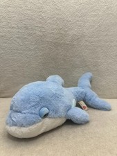 Keel Toys light blue white dolphin soft toy plushie teddy plush toy