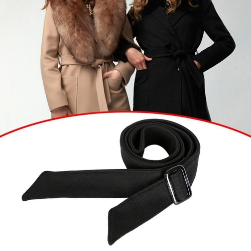 Women wool overcoat waist - waist, belt
