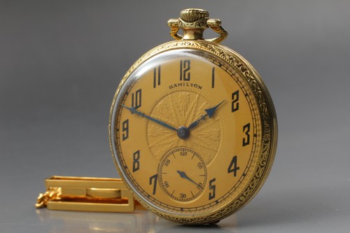 Vintage hamilton pocket watch - pocket,