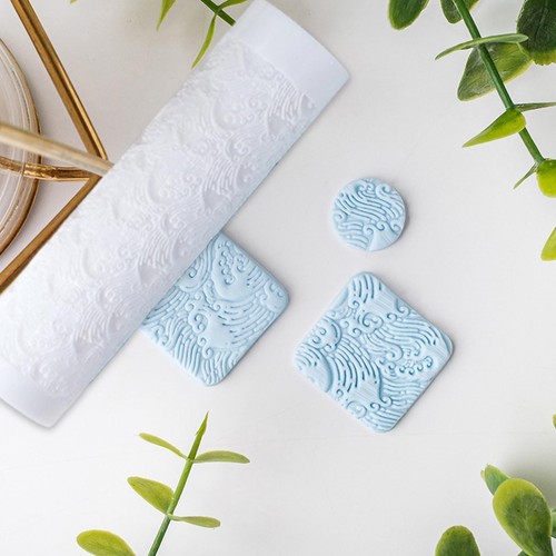 Ocean wave clay texture - texture, roller