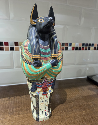 Egyptian anubis sarcophagus - egyptian,