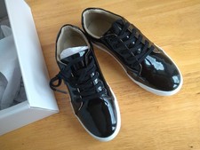 Russell & Bromley London Jump Shoe Black Patent Size 3