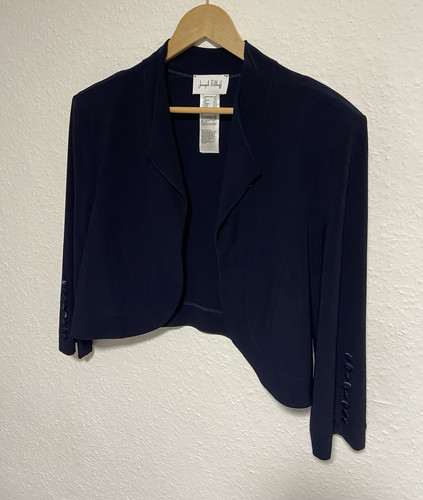 Joseph ribkoff navy cropped - joseph,
