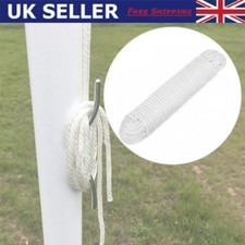 11.5M 6mm White Braided Cord