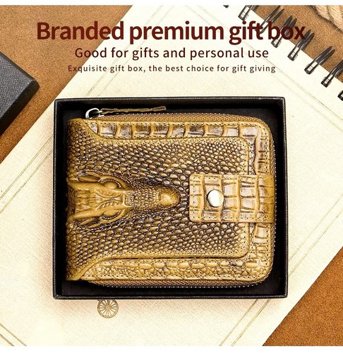 100 genuine leather crocodile - 100%,