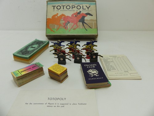 Totopoly game 1930s - (ref288bm),