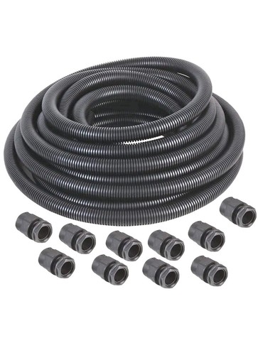 20mmø black flexible conduit - black,