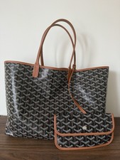 Goyard St Louis PM Black Tan
