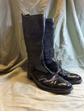 British Army Officers Mess Wellington Boots Mess Wellies Boxed For Spurs Size 10