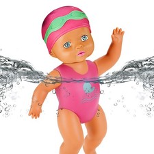 6" Baby Wind Up Swimming Doll