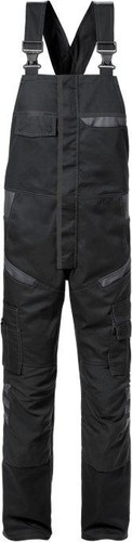 Fristads bib brace black - bib, black/