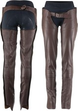 Horze Blake Leather Full Chaps XL Brown