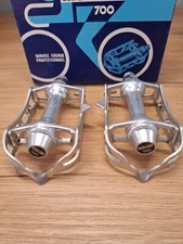 Retro Vintage Bicycle Parts NIB NOS MAILLARD 700 BSA RN Chrome Pedals L:90 W:50