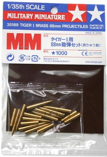 Tamiya tiger brass 88mm - i,