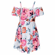Girls Skater Dress Kids Floral