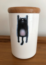 Portmeirion  7 inch  Storage Canister - Splat Cat - by Rob Scotton