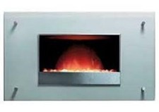 Valor Alaska Wall Mounted Remote Control Electric Fires with Pebble Fuel Bed
