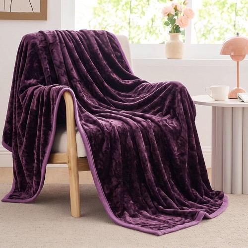 Faux fur mink throw cosy - mink,