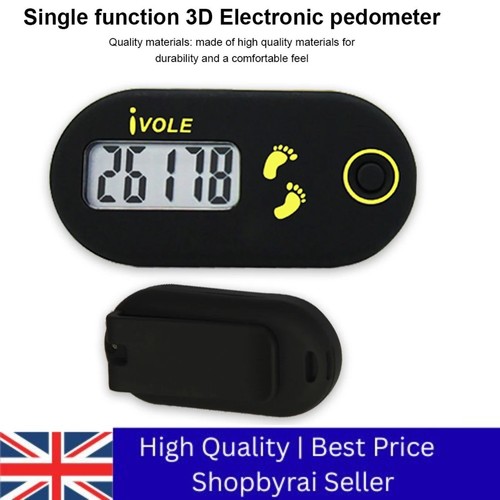 Mini pedometer walking step - 3d,