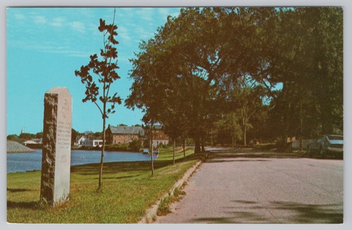 Postcard margin street - postcard,