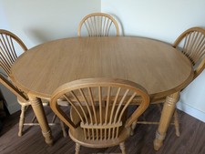 Dining Table Oak Solid