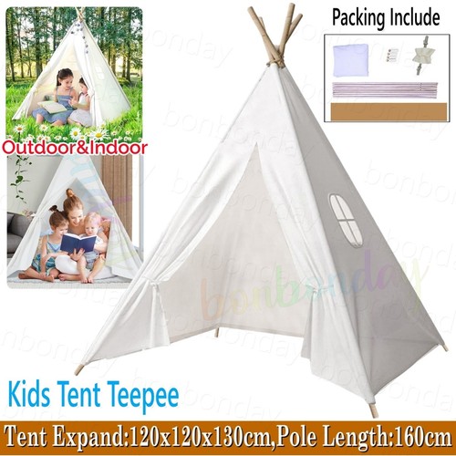 Large canvas kids teepee - large,