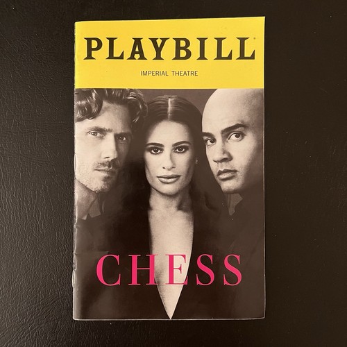 Chess broadway playbill lea - chess,