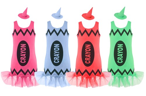 Girls crayon dress - girls, &
